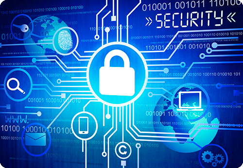 InfoSecurity cyber image with padlock